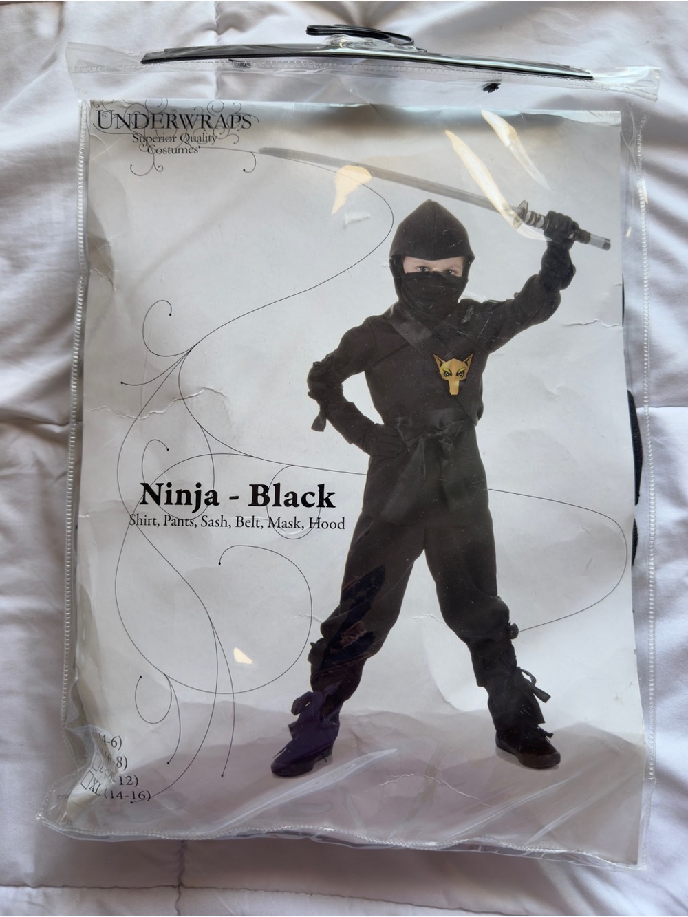 Kids Ninja Costume - Black